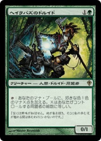 画像1: 【WWK】《ヘイラバズのドルイド/Harabaz Druid》【R】 (1)