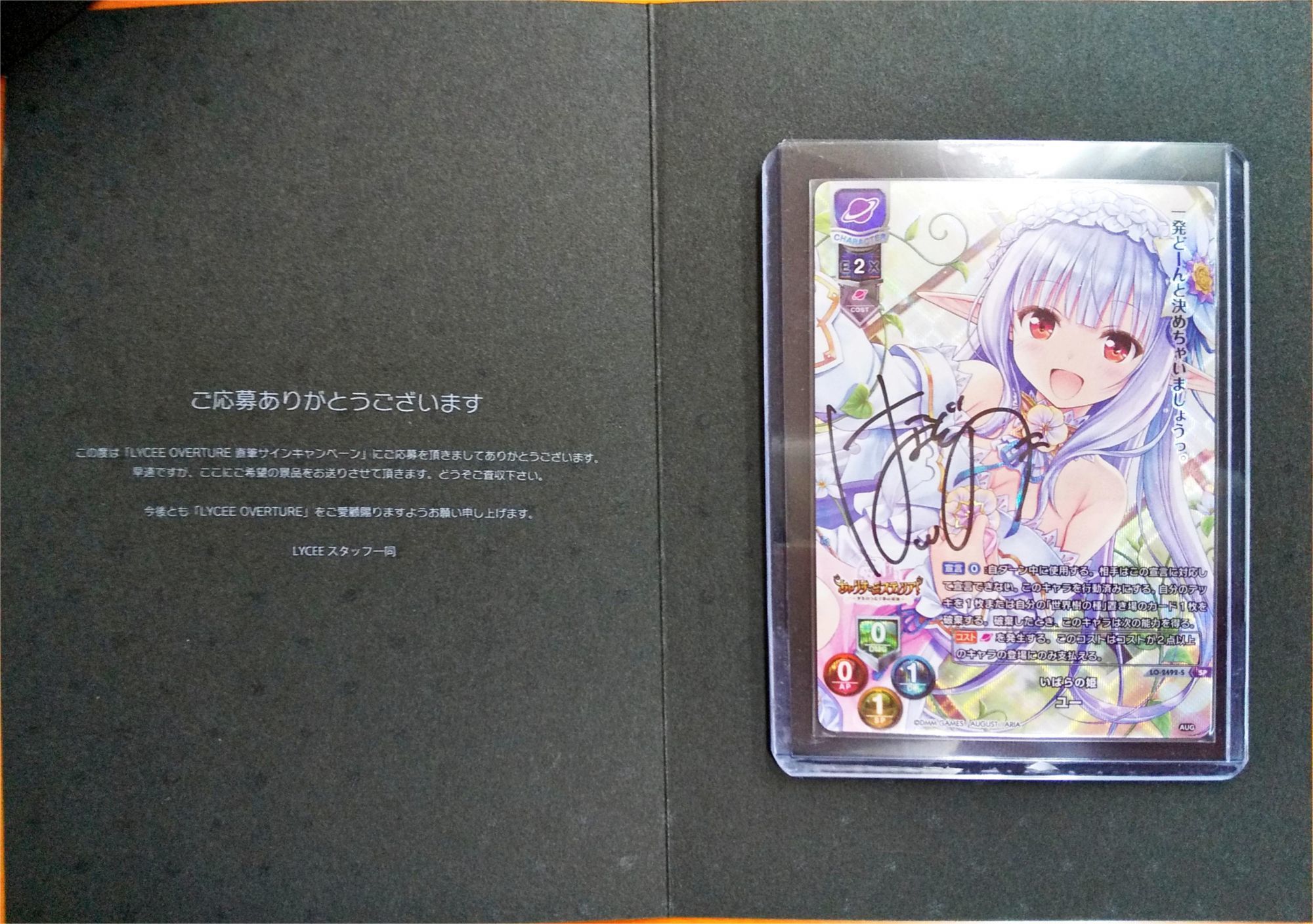 完成品 Navel Lycee/リセ/point//キャンペーン 魔族の姫君 直筆 ネリア その他