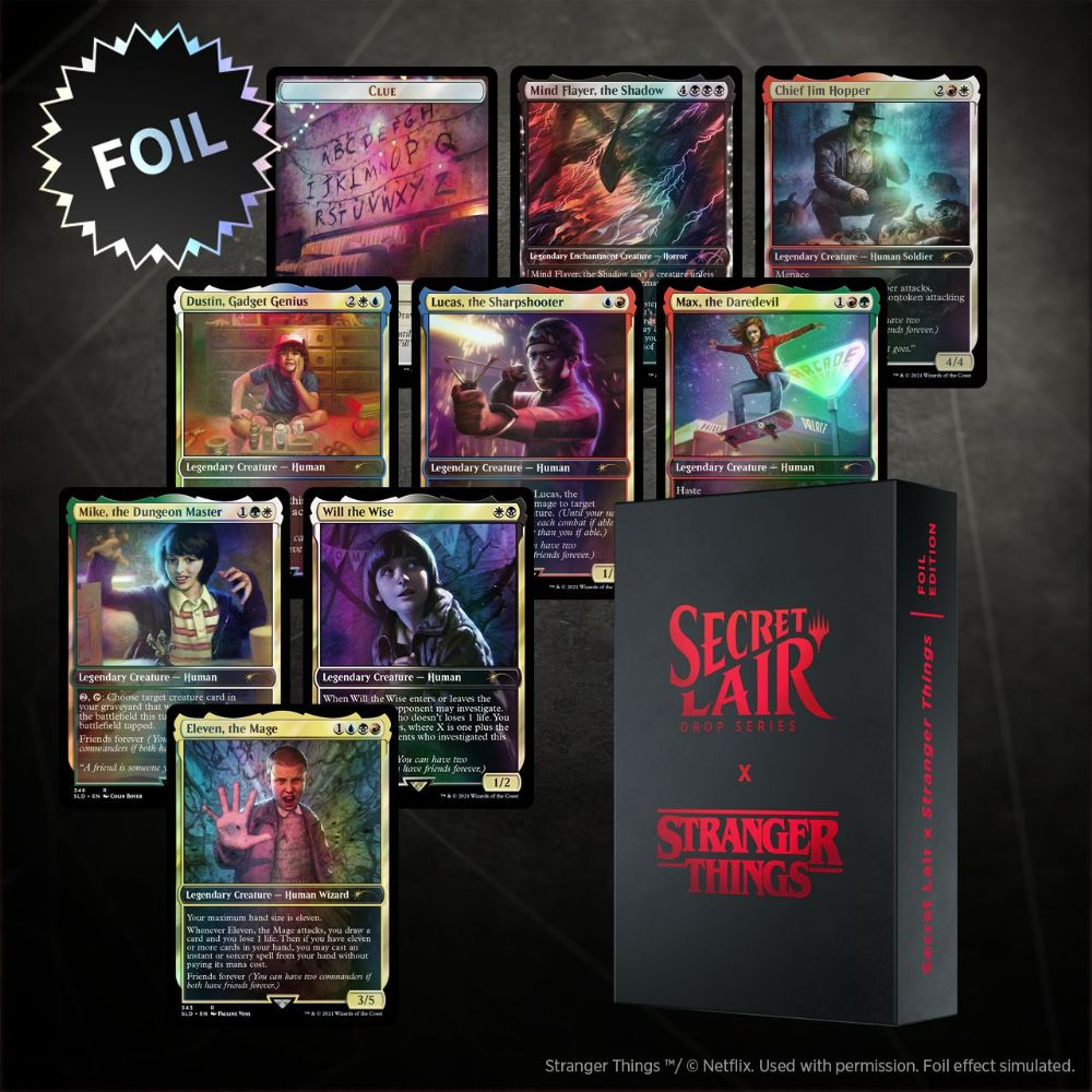 MTG Secret Lair x Stranger Things FOIL - luknova.com