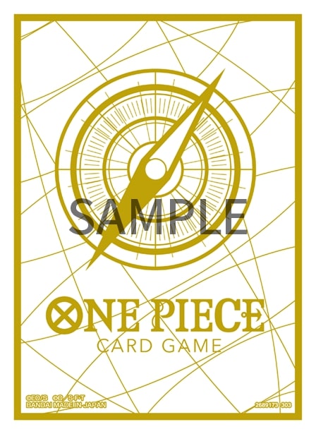 ONE PIECEカードゲーム ONE PIECEカードゲーム リミテッドカードスリーブ スタンダードゴールド（70枚入り）（未開封・買取品）