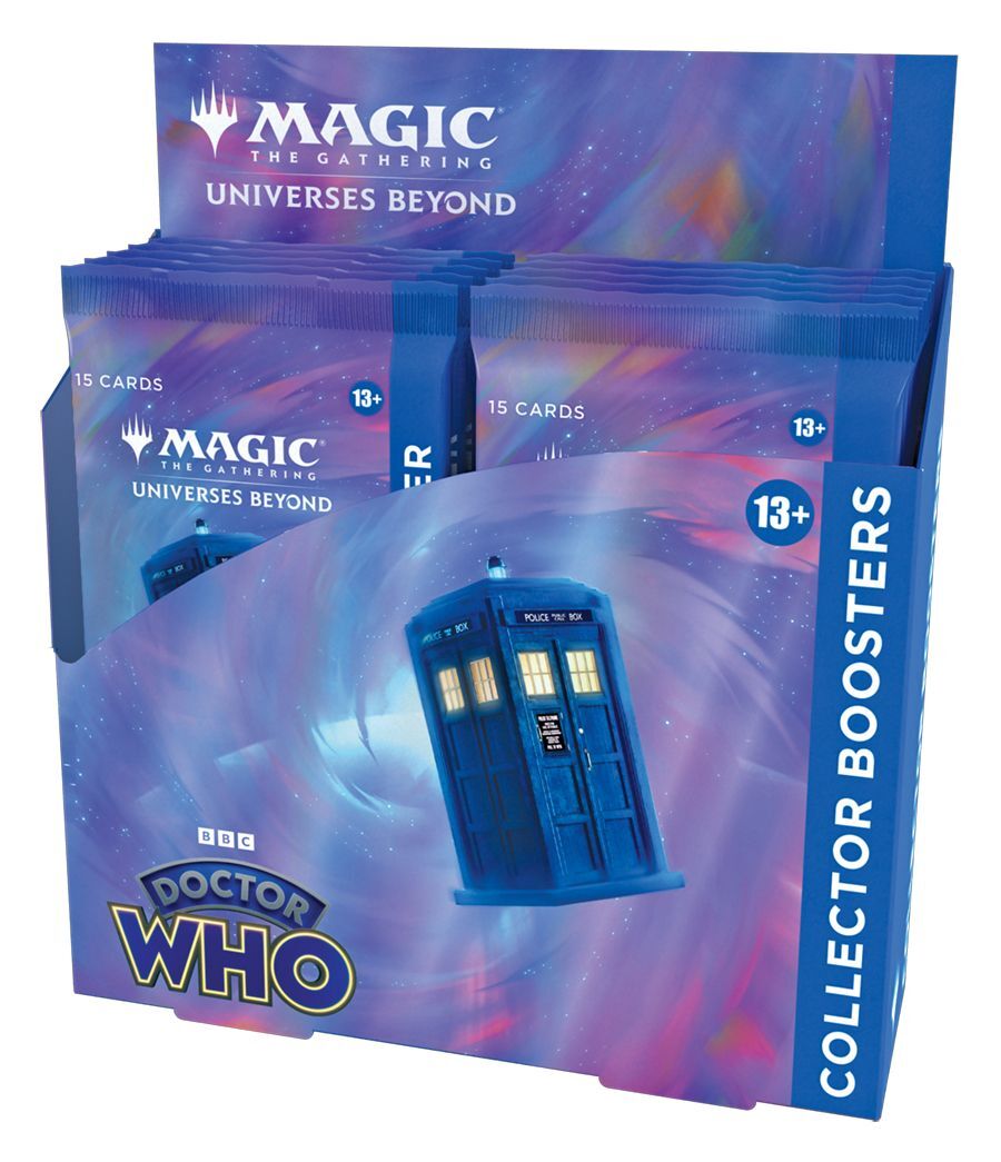 発売済み商品(未開封BOX・未開封構築済みセット) マジック・ザ・ギャザリング ユニバースビヨンド ドクター・フー コレクター・ブースター 英語版  BOX（12パック入り）（『Universes Beyond: Doctor Who』）