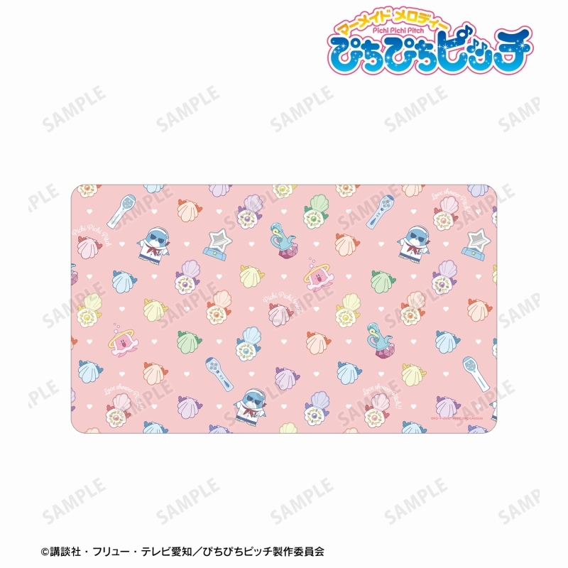 予約商品】アニメ「ぴちぴちピッチ」 モチーフ柄 マルチデスクマット
