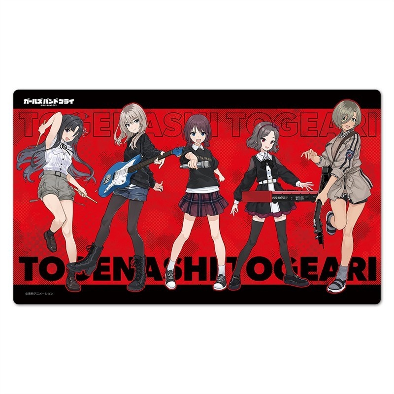 予約商品】アニメ「ガールズバンドクライ」 キャラクターラバーマット