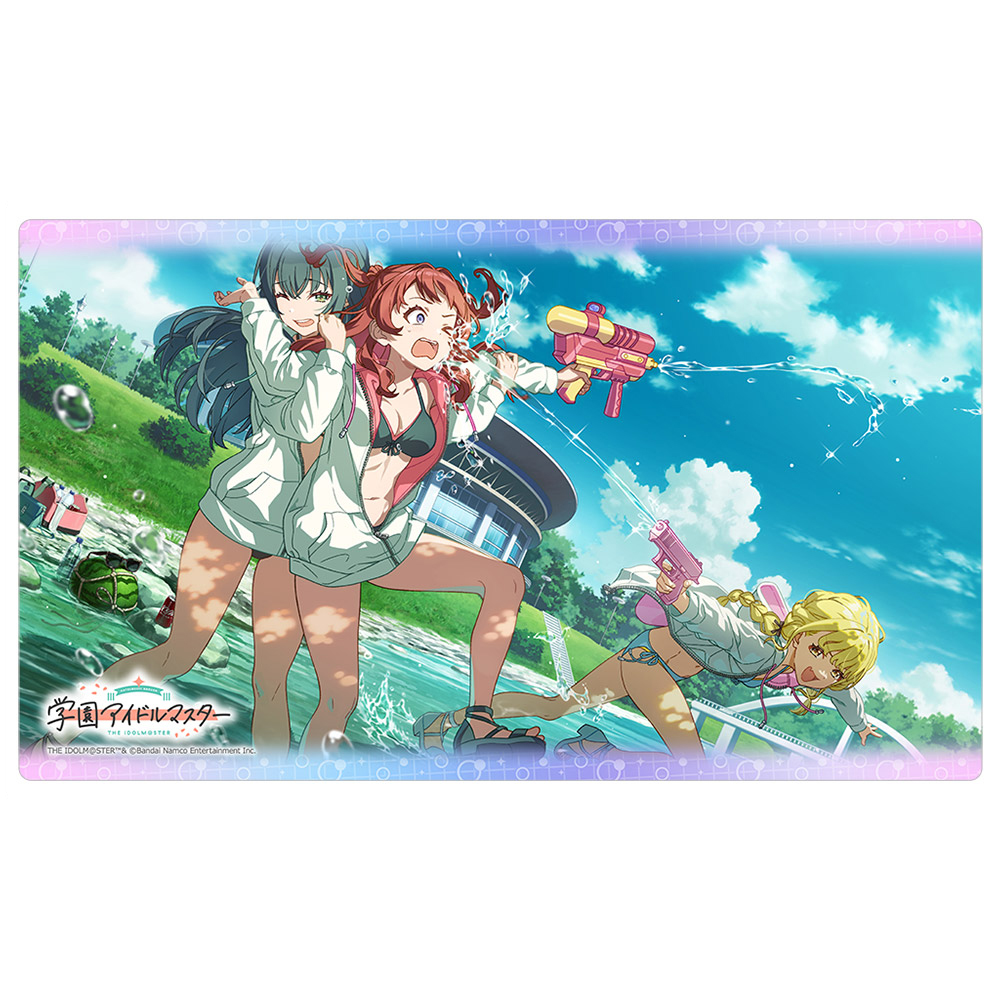予約商品】カーテン魂 学園アイドルマスター ラバーマット（夏を満喫