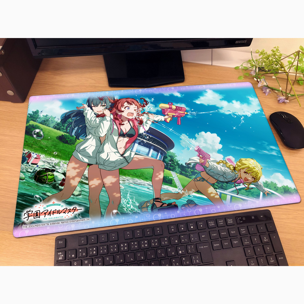 予約商品】カーテン魂 学園アイドルマスター ラバーマット（夏を満喫