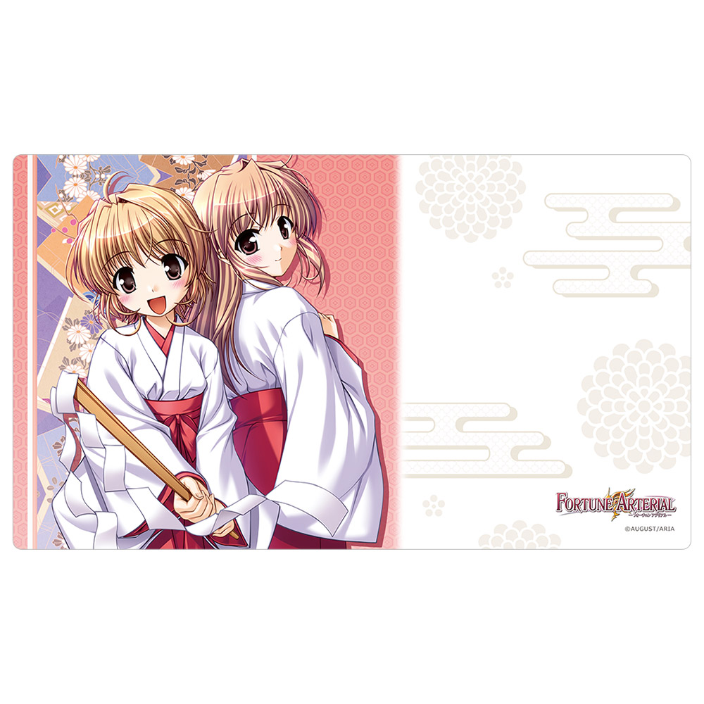 予約商品】カーテン魂 [FORTUNE ARTERIAL]ラバーマット（悠木かなで&悠