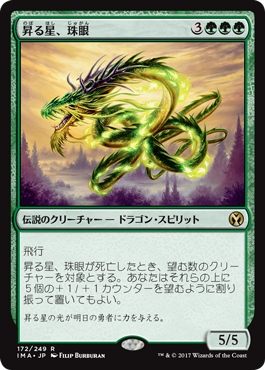 MTG 神河物語 昇る星、珠眼 foil 日本語 MTG 昇る星、珠眼 FOIL 神河物語 日本語 即決あり 貴重品